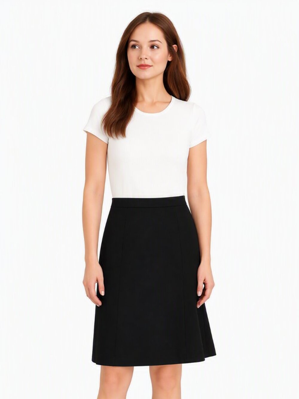 Kasper & Co. ASL Black A-Line Skirt Size 12